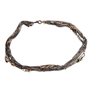 J. Crew Mixed Metal Chain Necklace